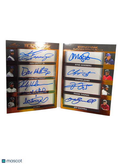 Baseball Rickey Henderson Griffey Bagwell Sandberg Ichiro Frank Thomas Mattingly Chipper