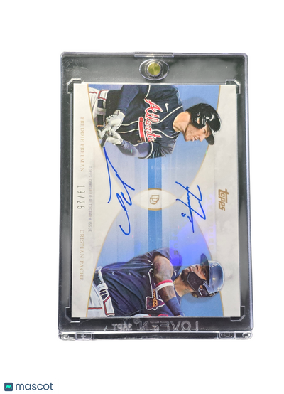 Sports Topps 2021 Topps Definitive Collection Duals Cristian Pache Freddie Freeman 19 / 25