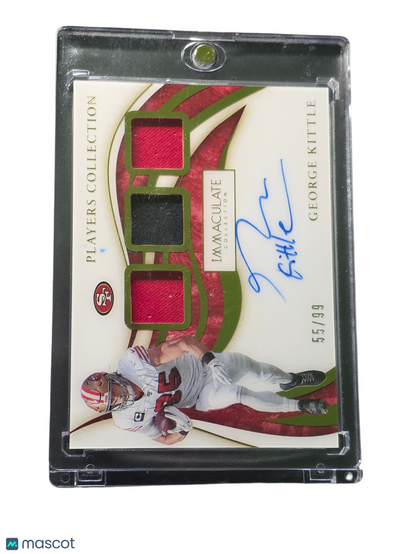 UFC MMA Panini 2020 Panini Immaculate Collection Players George Kittle #Pc-Gk 55/99 Patch