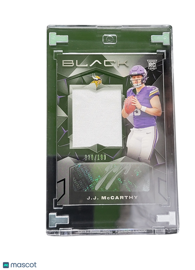 Sports Panini 2024 Panini Black J.J. Mccarthy #202 Rc 030/199 Memorabilia