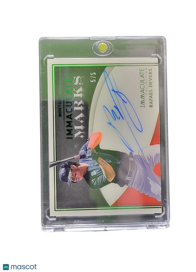 UFC MMA Panini 2022 Panini Immaculate Collection Immaculate Marks Rafael Devers #Im-Rd 5/5