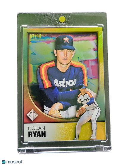 Sports Topps 2023 Topps Tribute Nolan Ryan #22 Gold 07/10