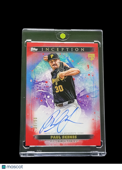 Sports Topps 2024 Topps Inception Paul Skenes #Bres-Ps Red Rc 36/50
