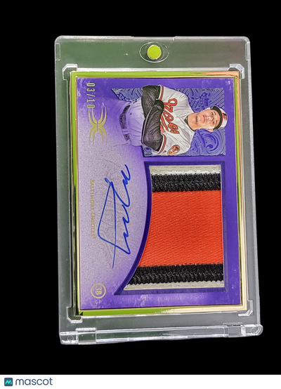 Sports Topps 2017 Topps Definitive Collection Manny Machado #Dfap-Mm Purple Auto 03/10 Patch