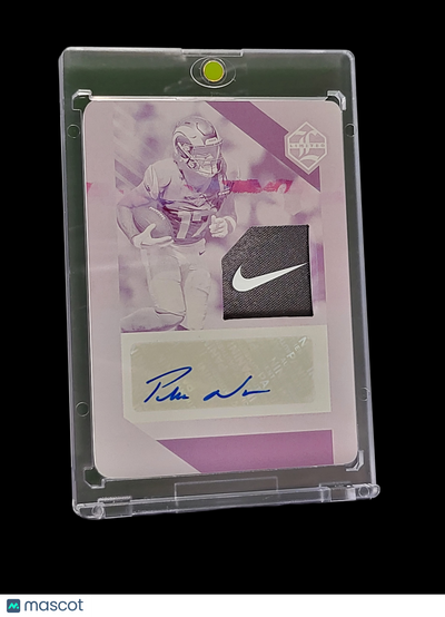 Sports Panini 2024 Panini Puka Nacua #128 Magenta Plate Printing Plate Nike Swoosh Patch 1/1