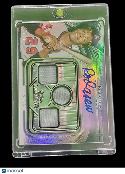 Sports Topps 2023 Topps Sterling Rod Carew #Ssa-Rca Triple Relic 01/10 Memorabilia
