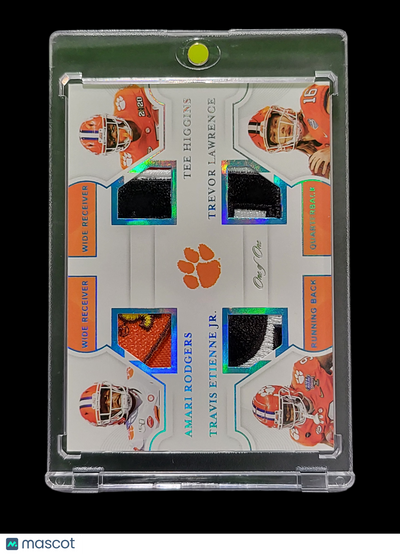 Sports Panini 2021 Panini Tee Higgins Trevor Lawrence Amari Rodgers Travis Etienne Jr. # 1/1