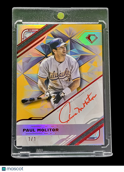Sports Topps 2025 Topps Diamond Icons Paul Molitor #Wpa-Pm 1/1 1/1 White Polychromatink Auto