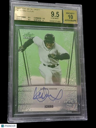 Sports 2011 Leaf Metal Draft Ichiro Suzuki #I1 BGS 9.5 Auto 10