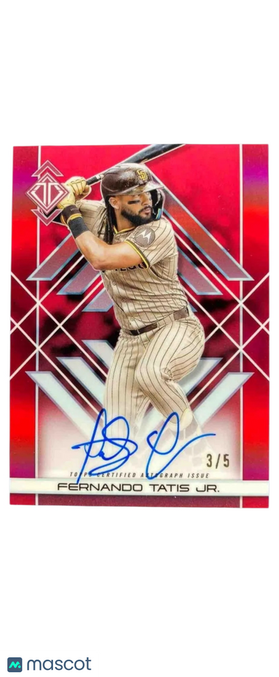 Sports Topps 2025 Topps Transcendent Collection Fernando Tatis Jr. #Taic-Ftj Red 3/5