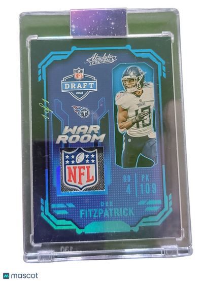 Football Panini 2021 Panini Absolute Football War Dez Fitzpatrick #Wrm-Dfi 1-Of-1 NFL Shield