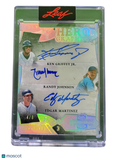 Sports 2025 Leaf Spectacular Hero Ken Griffey Jr. Johnson Edgar Martinez #H3-3 4/8