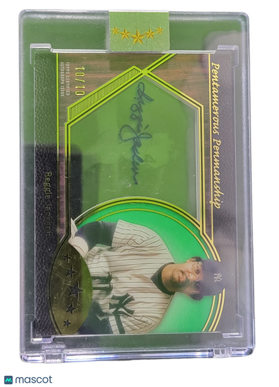 Sports Topps 2025 Topps Five Star Pentamerous Penmanship Reggie Jackson #Pp-Rj Green 10/10