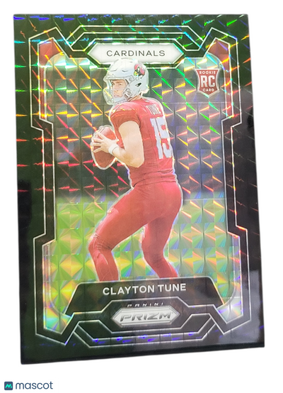 Sports Panini 2023 Panini Prizm Clayton Tune #302 Black Shimmer Rc 1 Of 1