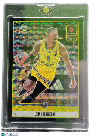 Sports Panini 2026 Panini Select Euroleague Prizm Lonnie Walker Iv #7 Yellow 1 Of 1