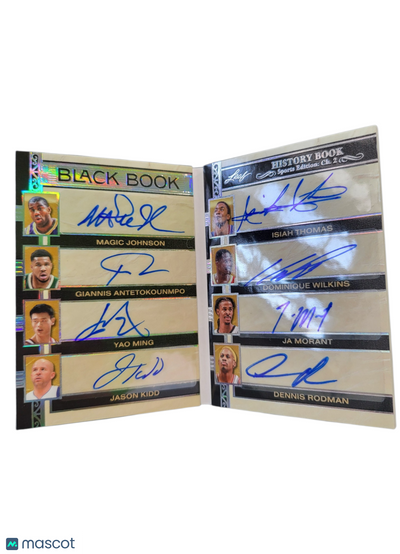 Sports 2025 Leaf Magic Johnson Jason Kidd Ja Morant Isiah Thomas Dominique Booklet 1/1