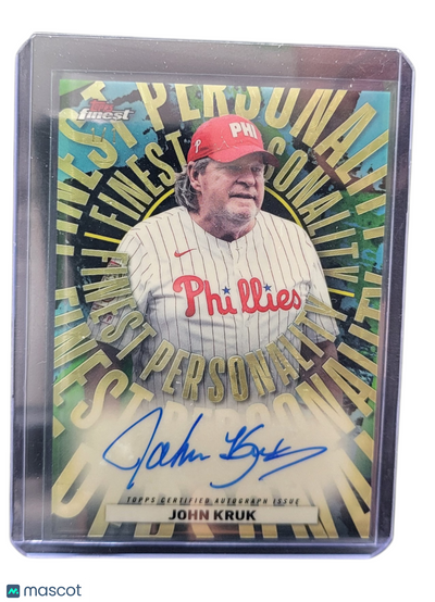 Sports Topps 2026 Topps Finest John Kruk #Fpa-Jk Superfractor