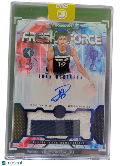 Sports Topps 2026 Topps 3 Fresh Force Joan Beringer #Ffr-Jb Player-Worn Memorabilia Autograph