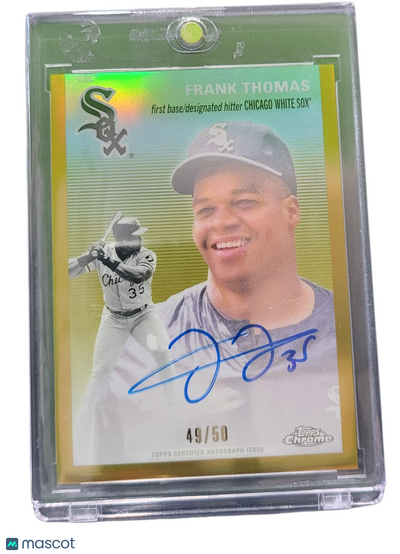 Baseball Topps 2023 Topps Chrome Platinum Baseball Frank Thomas #Cpa-Ft Gold Refractor 49/50