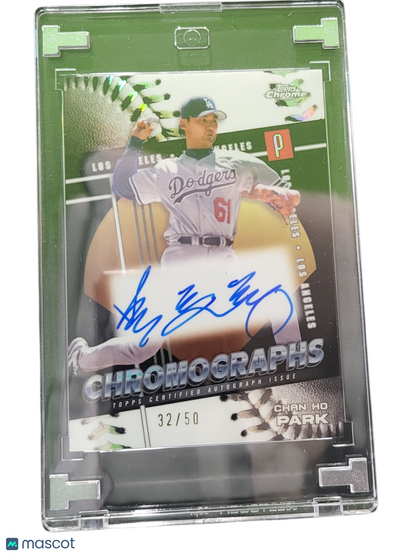 Sports Topps 2025 Topps Chrome Chromographs Chan Ho Park #Chr-Cp Green 32/50