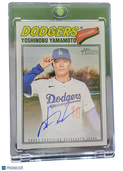 Sports Topps 2026 Topps Heritage Yoshinobu Yamamoto #Roa-Yy Real One Autograph