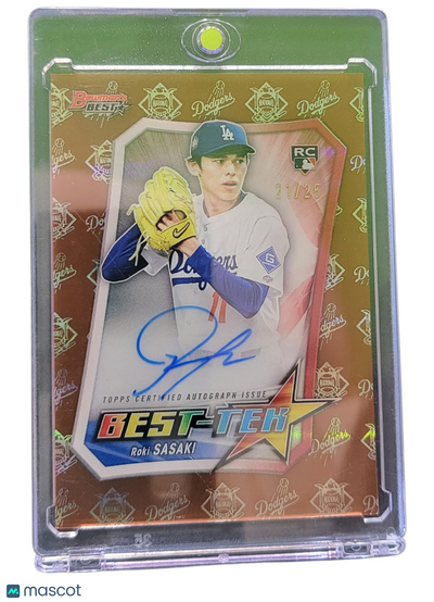 Baseball Bowman 2025 Bowman'S Best Best-Tek Roki Sasaki #Bta-Rs Rc 21/25