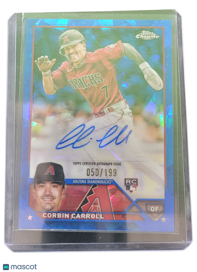 Sports Topps 2023 Topps Chrome Sapphire Edition Corbin Carroll #Usa-Cc Blue 050/199 Rc
