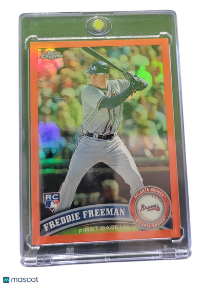 Sports Topps 2011 Topps Chrome Freddie Freeman #173 Orange Refractor Rc