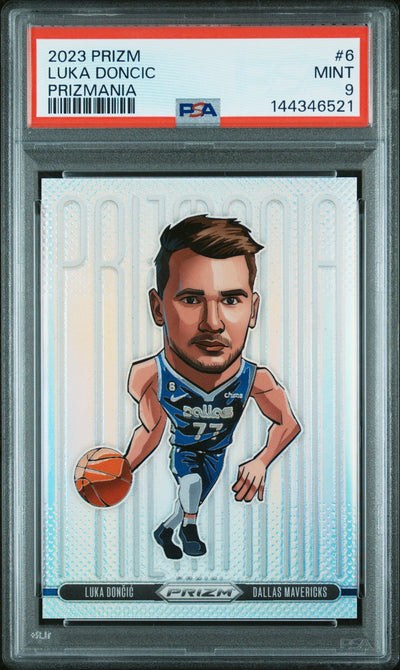 UFC MMA Panini 2023 Panini Prizm Prizmania Luka Doncic #6 PSA 9