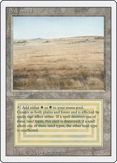 Magic The Gathering Savannah - Revised Edition (3ed)