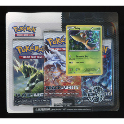 Pokémon Black & White 3 Pack Blister - Snivy