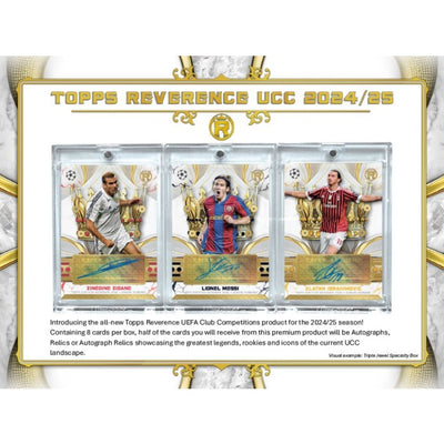 Soccer Topps 2024-25 Topps Uefa Club Competitions Reverence Soccer Hobby Box