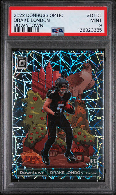 Pokémon Panini 2022 Donruss Optic Downtown Drake London #Dtdl PSA 9