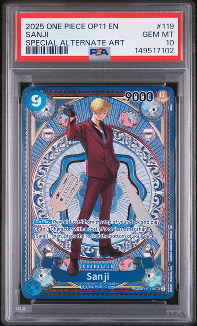 Pokémon PSA 10 Sanji Special Alternate Art