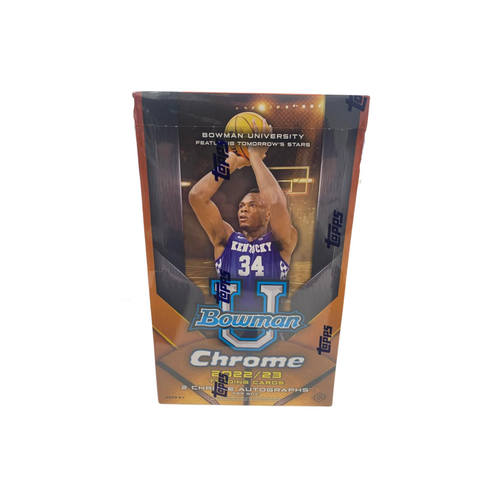 Basketball Topps 2022-23 Bowman Chrome University Basketball Hobby Box