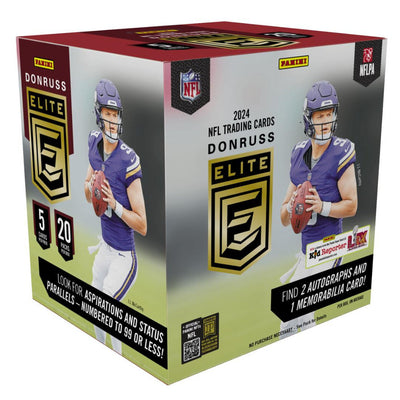 Football Panini 2024 Panini Donruss Elite Football Hobby 12 Box Case