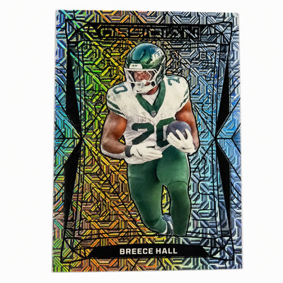 Football Panini 2024 Panini Obsidian 152 Breece Hall Obsidian Jets