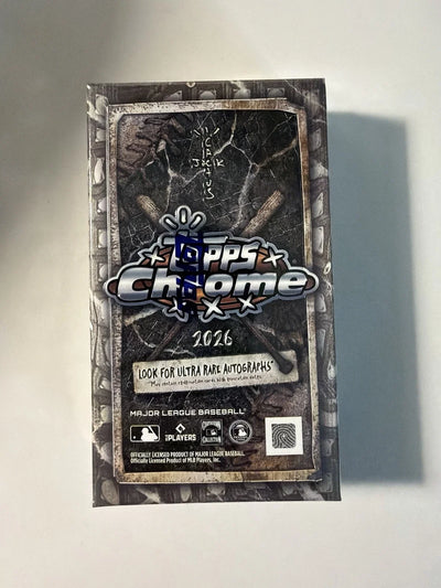 Baseball Topps 2026 Topps Chrome X Cactus Jack Fanatics Fest Nyc Exclusive Baseball Box