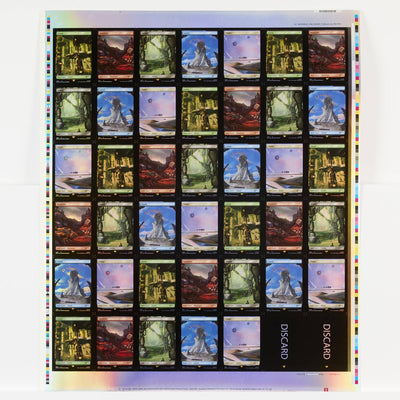 Magic The Gathering Magic The Gathering - Uncut Sheet: Secret Lair Drop: Transformers - Lands (Non-Foil)