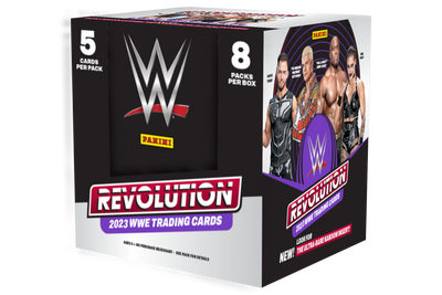 WWE Wrestling Panini 2023 Panini Revolution WWE Hobby 8 Box Case