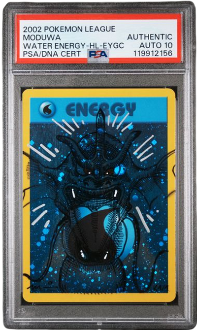 Pokémon PSA Auto 10 Moduwa Gyarados Water Energy-Holo