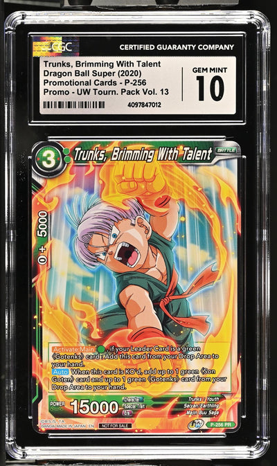 Dragon Ball 2020 Dragon Ball Super #P-256 Trunks Promo - Uw Tourn. Pack Vol. 13 CGC 10