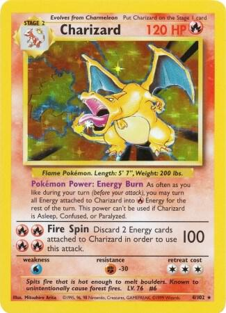 Pokémon Charizard - Base Set (Bs)