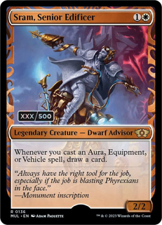 Magic The Gathering Sram, Senior Edificer (Serial Numbered) - March Of The Machine: Multiverse Legends (Mul)