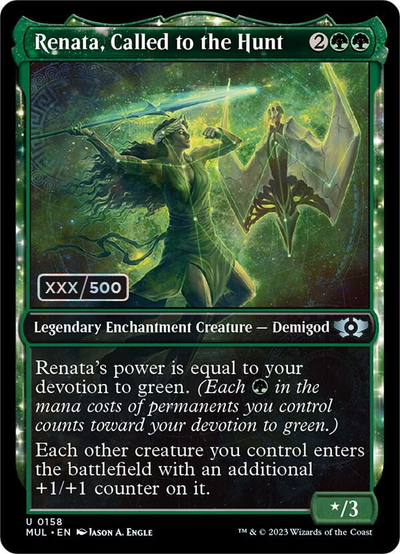 Magic The Gathering Renata, Called To The Hunt (Serial Numbered) - March Of The Machine: Multiverse Legends (Mul)