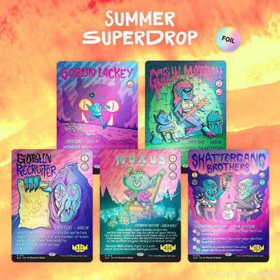 Magic The Gathering Secret Lair Drop: Goblin & Squabblin' - Rainbow Foil Edition