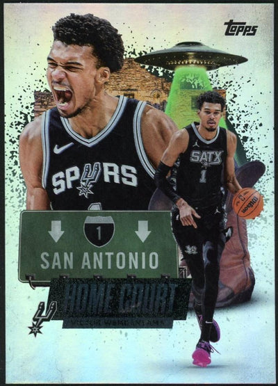 Basketball Topps 2025 Topps Hca-7 Victor Wembanyama Home Court San Antonio Spurs