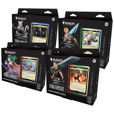 Magic The Gathering MTG: Universes Beyond-Final Fantasy Commander Deck (Fic)