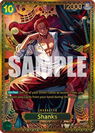 One Piece TCG Shanks (Op13-028) (SP) (Op13-028) - The World'S Strongest Warriors Foil