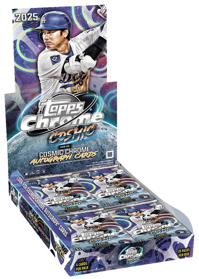 Pokémon Topps 2025 Topps Cosmic Chrome Baseball Hobby Box